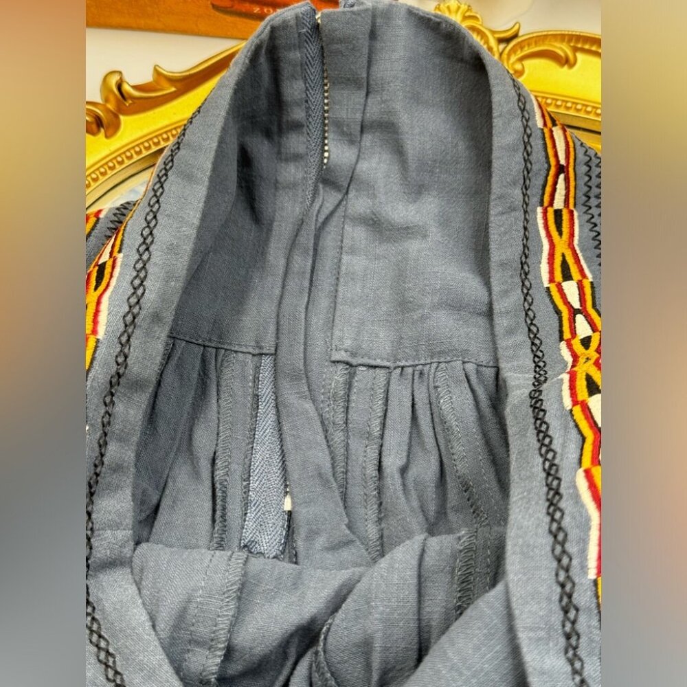 🆕 ISABEL MARANT ETOILE 🧿 NWOT Breeda Cotton Embroidered Mini Skirt -SZ 38 - Picture 11 of 16